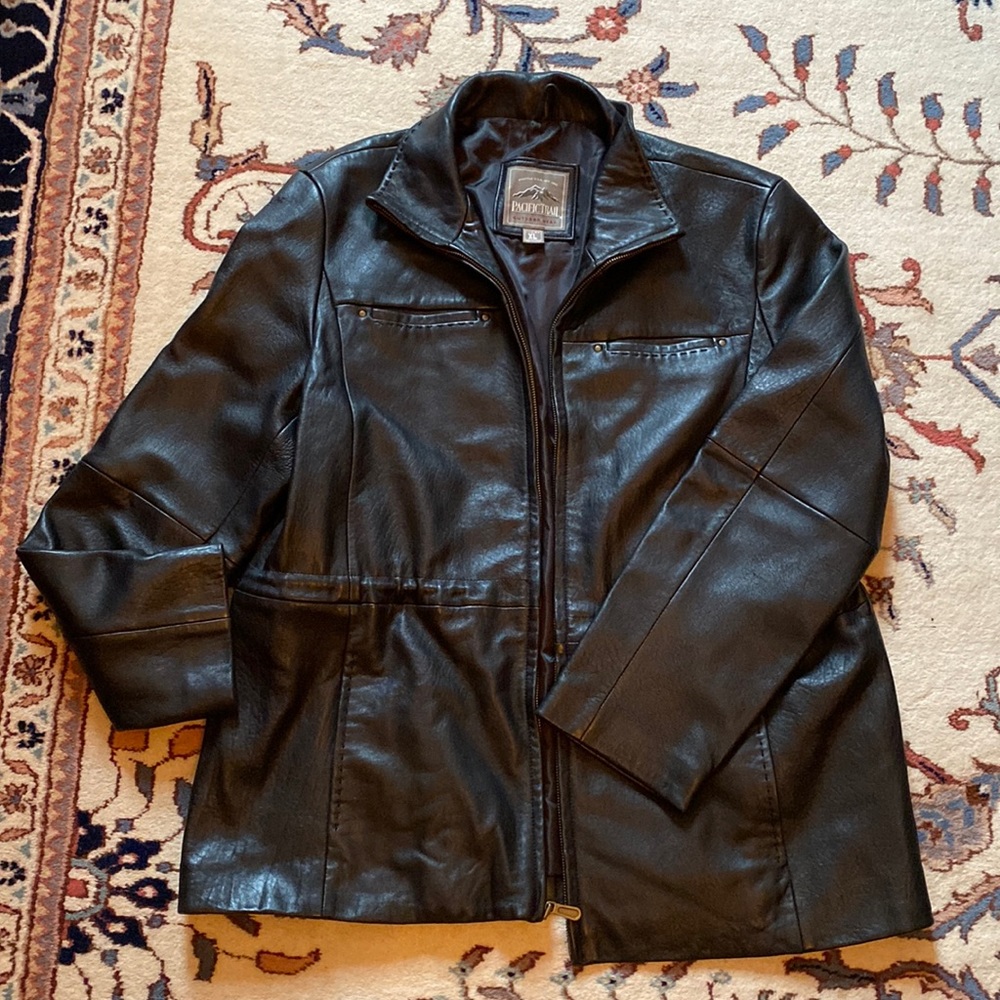 Pacific Trail Classic Black Leather Jacket